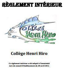 Règlement intérieur